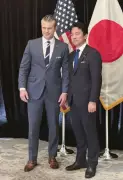 小泉防衛相、米国防長官と会談 ミサイル共同生産推進へ協議