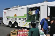 災害用キッチンカー、子ども食堂でお披露目　太田市のNPOが防災啓発