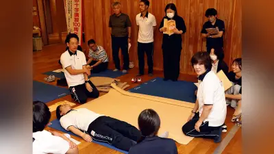 日本赤十字社、講習事業100周年記念イベント 救急法学ぶ参加者「体験で身についた」