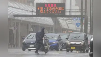 台風6号、沖縄・伊江島で電線復旧作業中に男性2人感電、30代重体