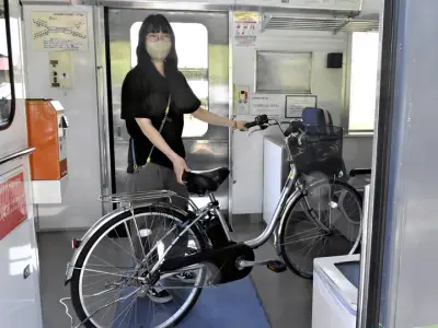下郷町でレンタサイクル事業開始、会津鉄道の列車内に自転車持ち込み可能