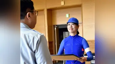 サイクリング中にチームメンバーを救命、福岡のチームに感謝状