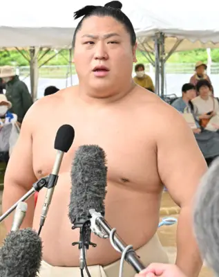 若隆景、荒汐部屋フェスティバルで熱気あふれる稽古　福島のファン魅了