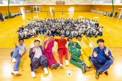 千鳥、約20年ぶり岡山の母校凱旋「ずっと泣きそう」 高校時代の貴重映像も公開
