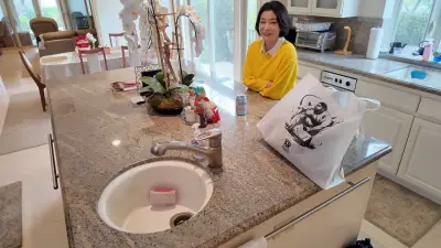 高嶋ちさ子、ビバリーヒルズの親友宅を公開 6LDDKKSSの大豪邸に驚き
