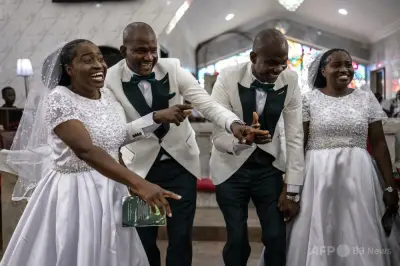 ナイジェリアで双子同士が結婚、同じ名前の夫婦誕生