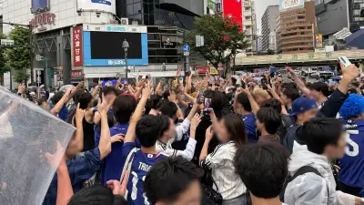 W杯オランダ戦後、朝7時の渋谷で見た熱狂と秩序の共存