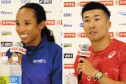 桐生祥秀が陸上日本選手権で2連覇へ意気込み、井戸アビゲイル風果も楽しみ語る