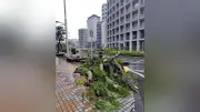台風6号で沖縄4人軽傷、那覇空港全便欠航 九州接近へ
