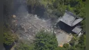 京都・亀岡の千手寺で火災、庫裏全焼 住職「ボンという音で外に出ると火柱」