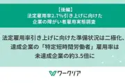障がい者雇用率2.7％引き上げ、企業の二極化が顕著に レバレジーズ調査