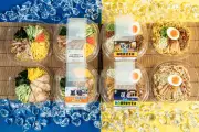 ファミマ、名店監修の冷し麺3種発売 萬福・純連・頑者とコラボ