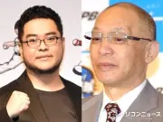 落合福嗣、両親の仲良し2ショット公開「ひろみつ、ピースサインがシュートの握り」