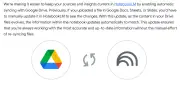 Google、NotebookLMにGoogleドライブとの自動同期機能を追加　ファイル変更を自動反映