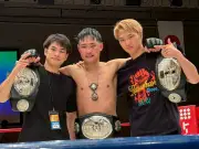 笠原弘希がシュートボクシング史上初の4冠達成、片山魁は最年少王者に