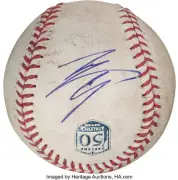 大谷翔平のMLB投手デビュー戦実使用サイン入りボール、銀座三越で展示