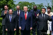 韓国大統領、南北和平へトランプ氏に協力要請「中東のように」