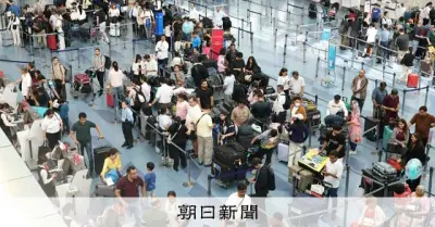 上半期訪日客2108万人、前年割れ 中国大幅減で5年ぶり