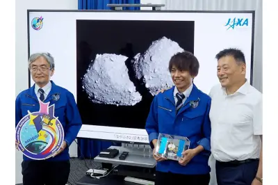 探査機「はやぶさ2」、小惑星「トリフネ」のフライバイ探査に成功　精細な写真公開