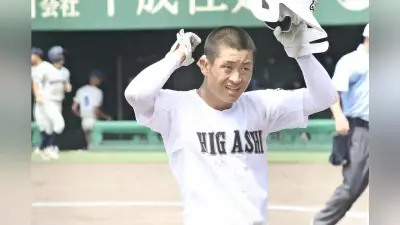 難聴の益田東・舩本選手、仲間の指文字に支えられ夢の甲子園あと一歩
