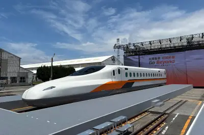 日立と東芝、台湾向け新型高速鉄道N700ST第1編成を出荷