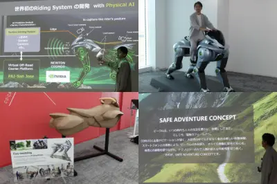 川崎重工、4脚オフロードモビリティ「CORLEO」の開発状況を公開 2035年製品化へ