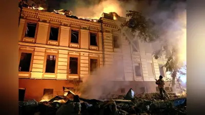 キーウに過去最大規模の弾道ミサイル攻撃、20発超着弾で1人死亡16人負傷