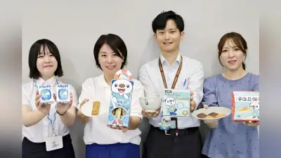 ミジュマルが三重県の牛乳や銘菓など4商品とコラボ、8月19日発売