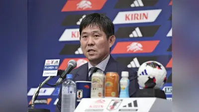 森保監督、半年間続投で「全力尽くす」 宮本会長が理由説明