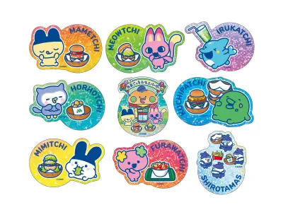 モスバーガー「たまごっち」コラボ第2弾、子ども向けセットに4種のおまけ