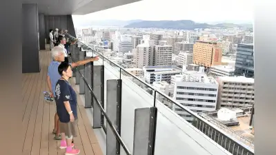 岡山市新庁舎が完成、328億円・3年4か月 全面開庁は11月