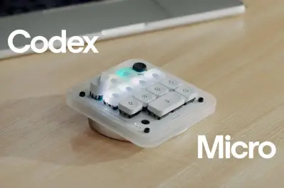 OpenAI、AIコーディングエージェント「Codex」向け物理コントローラー「Codex Micro」予約販売開始、230ドル