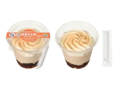 セブン-イレブン「まぜまぜスイーツ」黒蜜きなこわらびもち入りが新発売