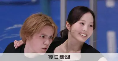 宇野昌磨・本田真凜組が公開練習、アイスダンスで「クリムキンイーグル」披露