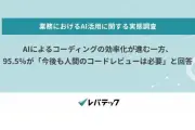 ITエンジニア95.5%がAI生成コードの人間レビューは今後も必要と回答、レバテック調査