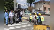 アフリカ警察幹部が山梨県警で研修、児童見守り活動を視察 9年ぶり