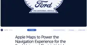 Appleマップ、Ford次世代EVに直接統合へ 新SDKでCarPlayなしでもナビが機能