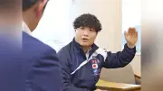 ベンチプレス世界一・浜口さんが岐阜市役所で報告、連覇へ肉体改造