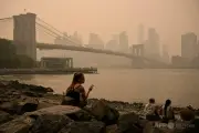 カナダ山火事の煙が米国を覆い、NYやシカゴで大気質が「有害」レベルに急上昇