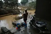 中国南部洪水で死者39人、台風9号接近で復旧に追われる