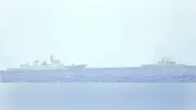 中国海軍が日本のEEZ内で機関銃射撃訓練、ロシア艦も同時航行