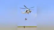 中部空港海保基地が救助訓練公開、海の事故ゼロへ潜水士ら連携