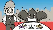東京でカラスと人間の「共同生活」に異変、サバの頭の置き土産も