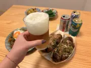 ノンアルビールと屋台グルメでおうち夏祭りを満喫