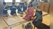 米姉妹校から交換留学生、茶道やおもてなしで日本文化を学ぶ