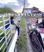 「祭りより田植え」4兄弟が話題、父と農作業に励む姿に反響