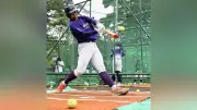 花巻東、甲子園へ公開練習　古城主将「岩手から日本一」