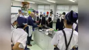 本郷中高の料理研究部、卒業生住職招き精進料理講習会
