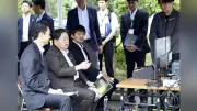 林総務相、千葉でドローン下水道点検や次世代郵便局を視察
