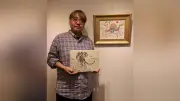 熱海出身の日本画家・坂本武典さん、伊豆山復興願い干支絵を描き続ける